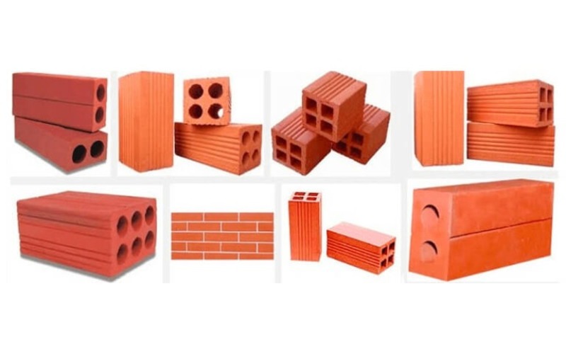 Các dạng gạch đất nung thường gặp