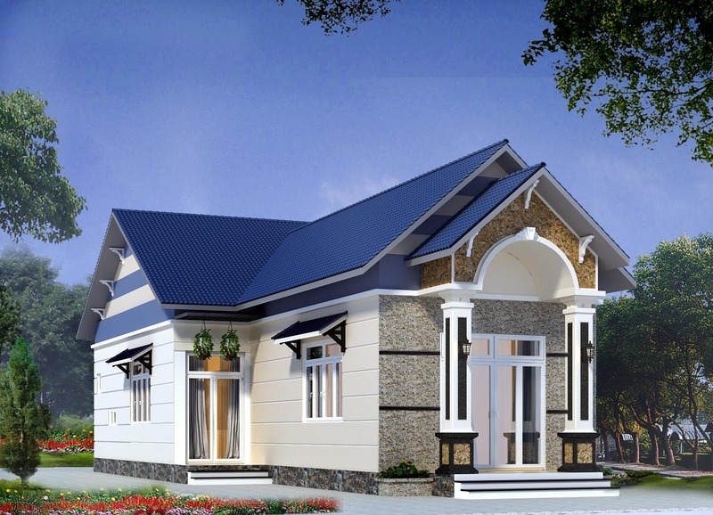 Mái Thái nhà phố với mái ngói dốc và mặt tiền cao ráo thanh thoát